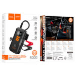 HOCO QS2 Land portable smart air pump emergency with start-up power bank(8000mAh) - imagine 5