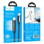 HOCO U125 Benefit 100W charging data cable with display Type-C to Type-C - imagine 4