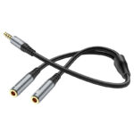 HOCO UPA21 2-in-1 3.5 headset audio adapter cable(male to 2*female)
