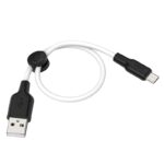 HOCO X21 Plus Silicone charging cable for Lightning(L=0.25M) - imagine 2