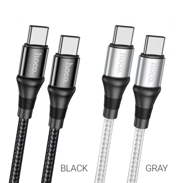 Hoco X50 Type-C to Type-C Exquisito 100W charging data cable(L=1M) - imagine 2