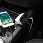 HOCO Z28 Power ocean cigarette lighter in-car charger with digital display
