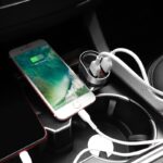 HOCO Z29 Regal digital display cigarette lighter car charger - imagine 2