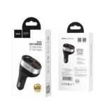 HOCO Z29 Regal digital display cigarette lighter car charger - imagine 5