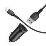 Hoco Z39 Farsighted dual port QC3.0 Car charger set(Micro) - imagine 5