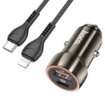 Hoco Z46A Blue whale PD20W+QC3.0 car charge+ set cable - imagine 4
