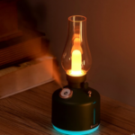 XO HF06 Kerosene Lamp Style Colourful Ambient Night Light Humidifying Mist(1200mAh) — изображение 2