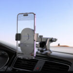 HOCO H19 Mighty one-button car holder(center console)