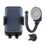 Hoco H27 Rock push-type car holder(center console) - imagine 2