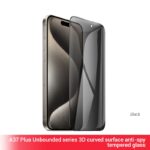 HOCO Unbounded series 3D curved surface anti-spy tempered glass iPhone15 Pro Max(A37 Plus)