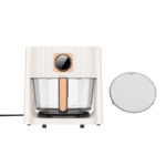 HOCO HE22 4.5L borosilicate glass air fryer with touch screen(EU) — изображение 4