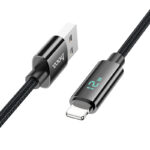 HOCO U125 Benefit charging data cable with display iP(Lightning)