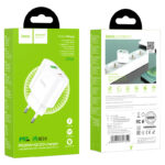Hoco C95A Lineal PD20W+QC3.0 charger(EU) - imagine 3