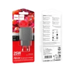 Hoco CS24A Puerto single-port PD25W charger +set(EU) - imagine 5