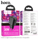 HOCO CS23A Sunlight dual port PD30W+QC3.0 charger(EU) - imagine 3
