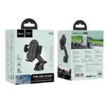 Hoco H54 Brusco ultra-thin push-type car holder(center console) - imagine 2