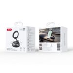 XO C302 MagSafe Rotating Suction Cup Phone Holder Gunmetal - imagine 3