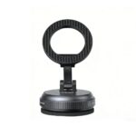 XO C302 MagSafe Rotating Suction Cup Phone Holder Gunmetal - imagine 2