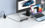 Wiwu 2 in1 laptop stand & Hub A821CH - imagine 4