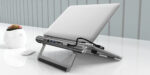 Wiwu 2 in1 laptop stand & Hub A821CH - imagine 3
