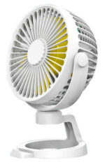 XO MF78 4-inch desktop/bracket adjustable angle fan 1200mAh - imagine 2