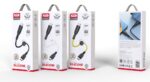 XO NB-Q248B Suluo Series Portable Silicone Type-c to Type-C 60W Data Cable L=25cm Strip Cable - imagine 3