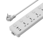 XO WL19 (EU) long row 5AC jack+USB-A+1USB-C with independent switch - imagine 4