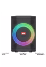 XO F53 Star Shepherd EU 8-inch Speaker RGB Bluetooth Speaker 40W (with Remote Control + Wireless Mic*1 + US Converter*1)
