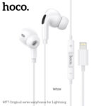 Hoco M77 Original series earphones for Lightning display - imagine 2