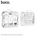 Hoco M77 Original series earphones for Lightning display