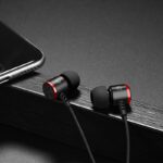HOCO M42 Ice rhyme wire control earphones with mic - imagine 3