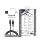 Wiwu 60W OringLink Series Nylon Braided Cable Wi-C069 C-C(Type-C-Type-C )1M - imagine 2