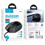 HOCO GM37 Wonderful gaming luminous wired mouse - imagine 2