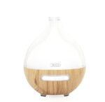 XO HF12 Transparent+Wood Grain Model Colorful Lights Spray Humidifying Aromatherapy Diffuser - imagine 4