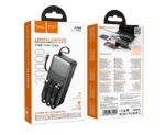 Hoco J156B Founder 22.5W+PD20W fully compatible power bank with four cables(30000mAh) — изображение 2