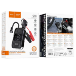 Hoco QS6 Clever Intelligent air pump+emergency start-up power bank(8000mAh) - imagine 2