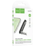 Hoco UA47A Type-C male to Type-C female holder-adapter - imagine 2