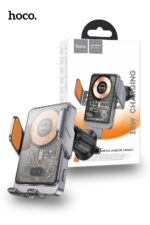 Hoco HW7 Transparent Discovery Edition wireless fast charging car holder(air outlet) - imagine 3