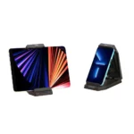 XO C100 Leather Texture Retro Dashboard Clip Mobile Phone Tablet Holder - imagine 2