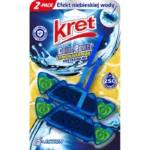 Bloc de toaletă KRET Power Lemon, 2x40 g