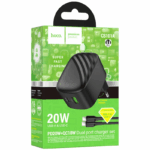 Hoco CS101A folding PD20W+QC3.0 charger(EU) +set — изображение 5