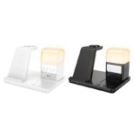 HOCO CQ9 Crown 3-in-1 night light wireless fast charger with clock