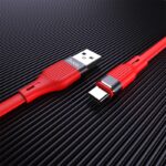 Hoco U72 Forest Silicone charging cable for Type-C - imagine 2