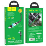 Hoco U94 Universal rotating magnetic charging cable for Micro - imagine 4