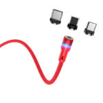 Hoco U98 3-in-1 Sunway multi-functional magnetic charging cable(Lightning/Micro/Type-C) - imagine 3