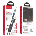 Hoco U98 3-in-1 Sunway multi-functional magnetic charging cable(Lightning/Micro/Type-C) - imagine 5
