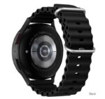 Hoco WH01 Flexible series marine double buckle silicone watchband(20/22mm) - imagine 3