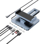 WIWU Adjustable 8 in 1 Hub Stand AH801 - imagine 2