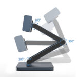 WIWU Adjustable 8 in 1 Hub Stand AH801 - imagine 4