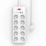 Wiwu 14 in 1 20W GaN Power Strip 2C+2A+10AC  Wi-S008 EU 2M